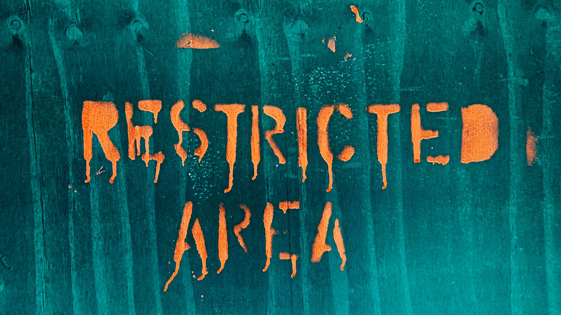 Restricted area.